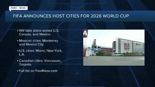 FIFA announces U.S. host cities for World Cup 2026