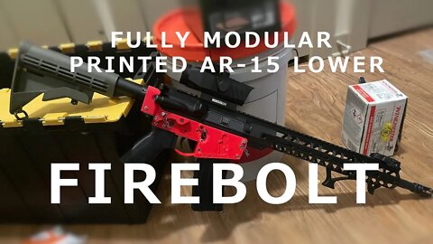 3D Printed Lower: Firebolt (The Strongest Printed Lower ft. Waffle Mags)