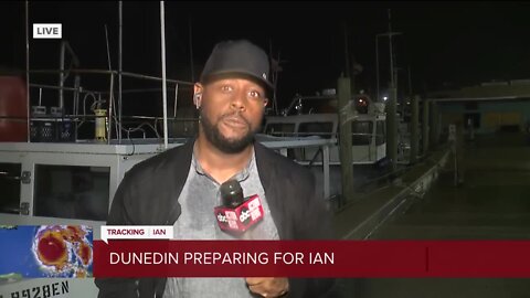 JJ Burton in Pinellas County| Tarpon Spring residents are preparing for Ian. People who live on boats have been asked to evacuate. However, many people have not done so.