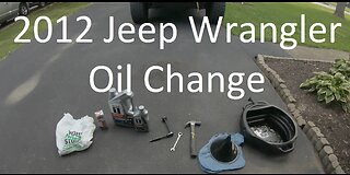 2012 Jeep Oil change.