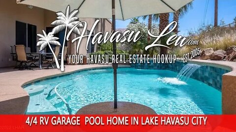 Lake Havasu 4 Bed RV Garage Pool Home 3550 N Kiowa Blvd MLS 1021473