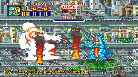 king of the monsters [arcade] longplay 1992