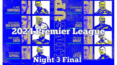 2024 Premier League Night 3 Humphries v van Gerwen