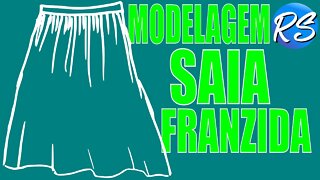 Modelagem de Saia Franzida - MÉTODO NOVO - Mini-Série Modelagem de SAIAS - EP 113