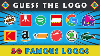 Guess The LOGO in 5 SECONDS | 50 Famous Logos | Logo Quiz