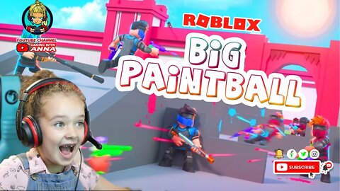 Big Paintball Roblox Gameplay! | GAMING WITH ANNA
