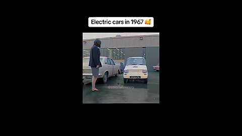 Old electric car in uk 1960❤️