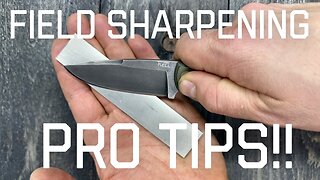 HOW TO FIELD SHARPEN BLADES