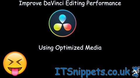 Improve DaVinci Resolve Editing Performance Using Optimized Media (@youtube,@ytcreators)