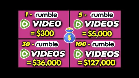 Earn BIG: $283 Per Video With Rumble Affiliate Marketing USING Other Peoples Videos!