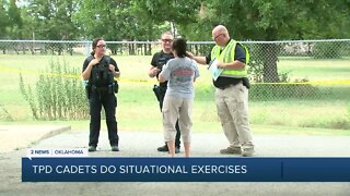 Tulsa police cadets in final phases of scenario-based training