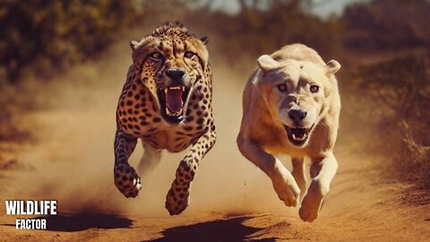 Fastest Animals Face Off: Cheetah vs. Greyhound Sprint Race