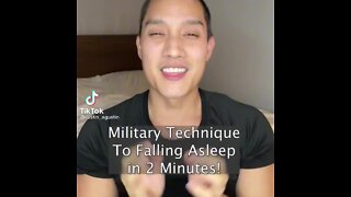 Sleep within two minutes