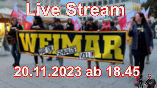 Live Stream am 20.11.2023 18.45 Uhr aus WEIMAR