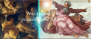 Did Saint Peter say that it was God who punished the Titans?