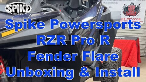 Spike RZR Pro R Flares - Unboxing and Install by Team FAS Motorsports