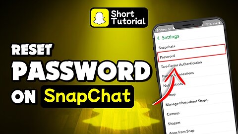 How to reset Snapchat password