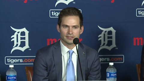 Detroit Tigers introduce Scott Harris as new president of baseball operations