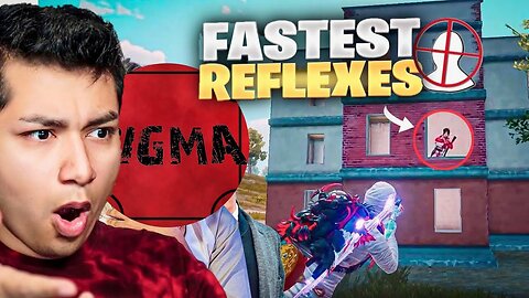 YOUTUBER REACTS TO MY FASTEST REFLEXES (PUBG Mobile)