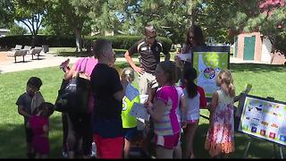 Children eat for free at Picnic in the Park