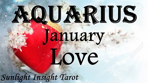 AQUARIUS♒ A Big Shock!😮 You've Never Seen Or Heard Them Like This!😘 A Dream Come True!🥰 January Love