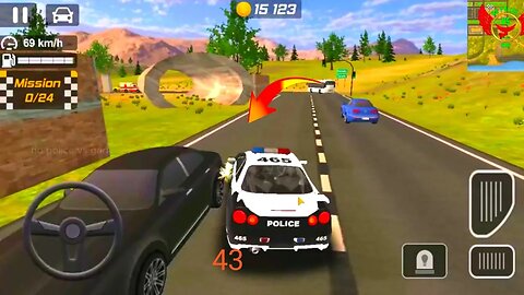 HD police vs gari game #743 police Gameplay Best Car Games Drift Gari Driving 2023 Android