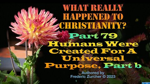 Fred Zurcher on What Really Happened to Christianity pt79