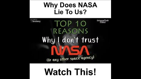 WHY DOESE NASA LIE TO US