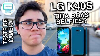 LG K40S TIRA BOAS SELFIES? - Teste de Câmera Frontal Full HD 30FPS