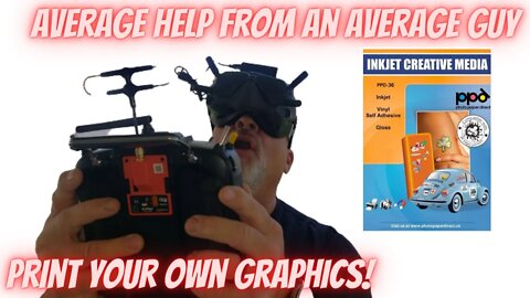 Print Your Own Graphics on the Cheap for any RC Plane!