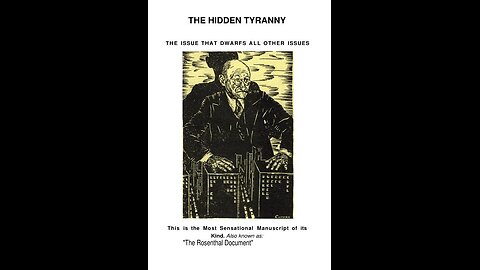 The Hidden Tyranny by Harold Wallace Rosenthal 1976