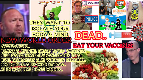 NWO. EAT THE COVID VACCINES / BILL GATES OWNS OWNERSHIP IN AI /CBDC/SMART CITIES/AI WRITTEN RELIGION