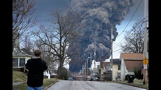 TOXIC CHEMICAL SPILL IN OHIO SPREADING IN THE SKIES!