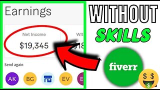 Earn $100/Day On Fiverr (Without Skills) | Fiverr How To Make Money