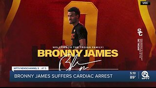 Bronny James suffers cardiac arrest during basketball practice