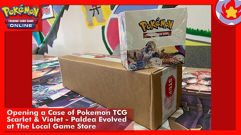 Opening a Case of Pokemon TCG Scarlet & Violet - Paldea Evolved at@TheLocalGameStore | Pokemon TCG