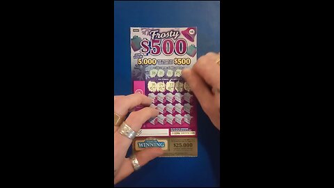 Frosty $500 Daily Random Scratch Ticket OLG 11/17/22 Watch Daily & Rumble!