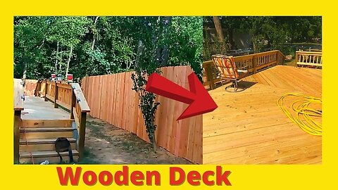 Outdoor Deck Wooden Deck 8-8-18