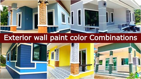Top 100 House Painting Colours Outside 2022 | Exterior Wall Paint Color Combinations Ideas 2022