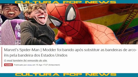 Marvels Spiderman Modder banido por remover bandeiras LGBT do jogo