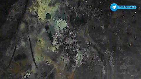 RBK-500 cluster bomb hitting Ukrainian positions near Bakhmut