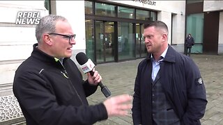 Reporter argues to reveal Tommy Robinson's address during latest trial