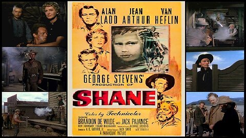 SHANE 1953 Former Gunslinger Takes up His Gun to Assist a Group of Homesteaders FULL MOVIE in HD