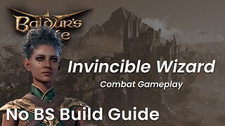 BALDUR'S GATE 3 | Invincible Wizard Build Gameplay