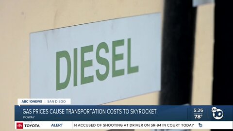 Poway Unified School District's fuel costs skyrocket