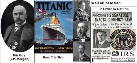 THE SINKING OF THE TITANIC WAS A FALSE FLAG EVENT! PROOF IN THIS VIDEO!!