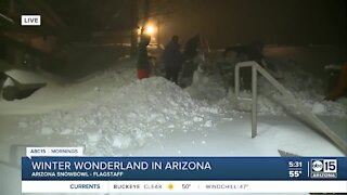 Winter wonderland in Flagstaff