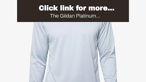 Click link for more information! Gildan Platinum Men's Crew T-Shirts