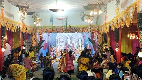 Beautiful bengoli Dance at Durga Puja