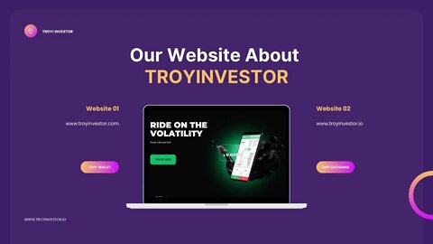 Troy Investor New Website for Exchange launched | #Troyinvestor.io, #Troyinvestor